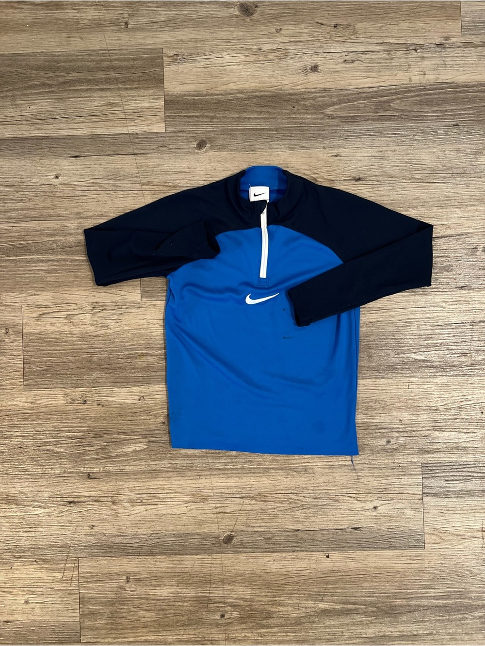 Nike Mens XSmall Academy Pro II Senior Football Drill Sports Top Blue
